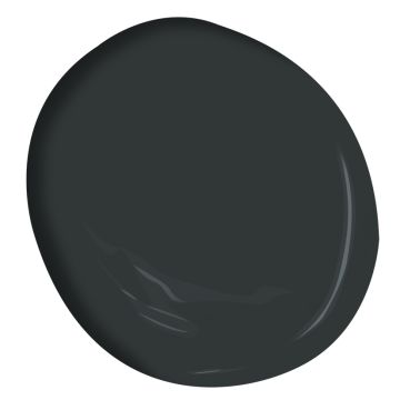 Black Knight 2136-10 | Benjamin Moore Benjamin Moore Black, Benjamin Moore Green, Home Paint Colors, Darkest Black Color, Hudson Homes, Benjamin Moore Colors, Ski House, Home Paint, Paint Inspiration