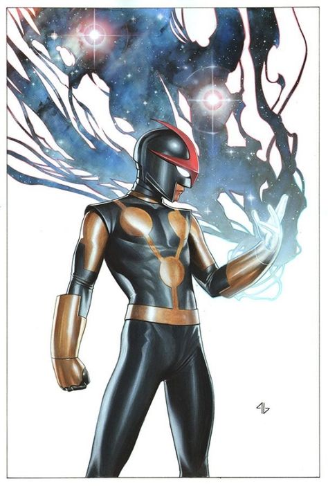 Nova #1 LSCC Variant Cover Comic Art Sam Alexander, Adi Granov, Marvel Nova, Nova Art, Bd Art, Marvel Comic Books, Marvel Comics Art, Marvel Vs, Comic Book Artists