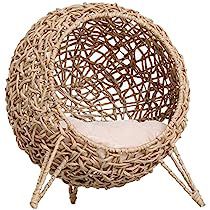 Wicker Cat Bed, Cat Egg, Kitten House, Kitten Beds, Cat Sanctuary, Cat Basket, Cat Perch, Cat Hammock, Cat Cave