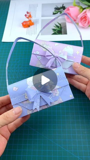 Diy Paper Handbag, Paper Purse Tutorial, Paper Purse Template, 2024 Title, Diy Paper Purses, Paper Handbag, Doily Wedding, Princess Printables, Paper Purse