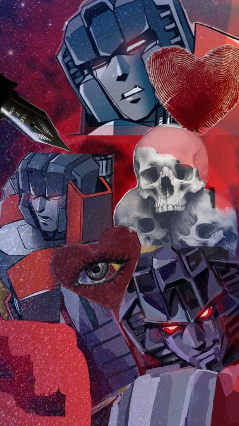 #myfirstshuffle #transformers #starscream #collage #red #blue #plane #serve #queen #cool #movie #show #heart #skullcore Starscream Wallpaper, Starscream Fanart, Transformers Starscream, Iphone Wallpapers, Transformers, Red Blue, Iphone Wallpaper, Queen, Wallpapers