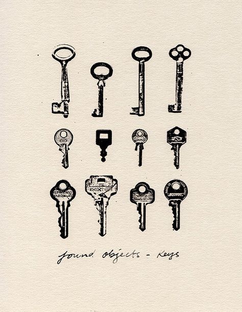 print of old keys.... House Key Tattoo, Lisa Milroy, Choose Tattoo, Bunch Of Keys, Key Tattoo, Old Keys, Collections Of Objects, Drawing Stuff, Gcse Art