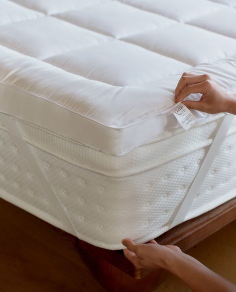 Our first mattress topper is here! The Cotton TENCEL™ Down Alternative Mattress Topper is now available in Full, Queen, King, and Cal. King ☁️⁠ ⁠ · Cloud-like softness ⁠ · Quilting construction ⁠ · Breathable⁠ · OEKO-TEX STANDARD 100 & BCI Cotton Certified⁠ · Fits most mattresses up to 21 inches⁠ · 570gsm heavy filling Mattress Topper, Mattress, Quilting, Queen