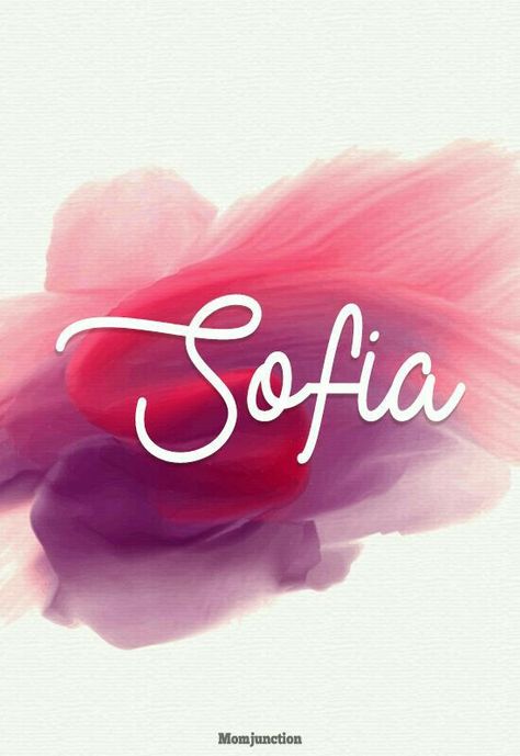 Names With S, Sofia Name, Names Starting With S, Positive Characteristics, Name Wallpaper, Girl Names, Baby Names, Cribs