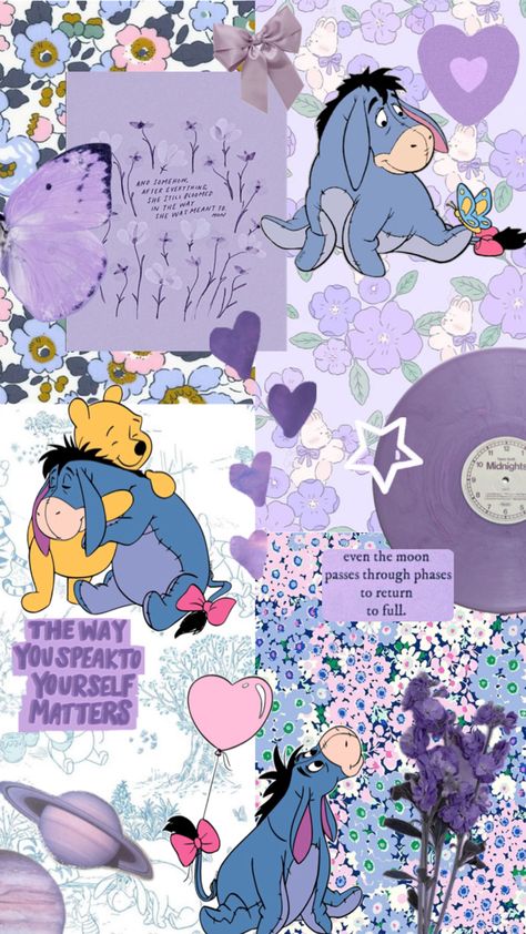 Eeyore Pictures, Disney Character Art, Winnie The Pooh And Friends, Disney Characters Wallpaper, Winnie The Pooh Pictures, Pooh And Friends, Cute Winnie The Pooh, Cute Disney Pictures, Disney Collage