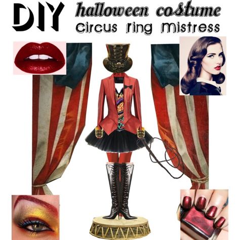 Circus Ring Mistress - DIY Halloween Costume Vintage Circus Costume, Circus Ring, Steampunk Circus, Puppy Wedding, Circus Outfits, Scary Clown Makeup, Halloween Circus, Themed Halloween Costumes, Dark Circus