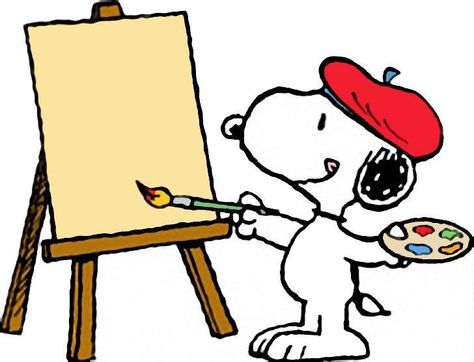 Snoopy the artist. Peanuts Party, Peanut Gang, Snoopy Images, Peanuts Cartoon, Flying Ace, Peanuts Characters, Snoopy Wallpaper, Snoopy Quotes, Snoopy Pictures