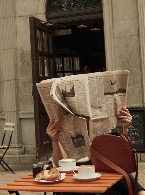 Academia Aesthetic, Aesthetic Photo, Old Money, A Coffee, Dream Life, Mood Boards, Newspaper, Aesthetic Pictures, Photography Inspiration