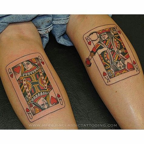 King Of Hearts Card Tattoo, Heart Card Tattoo, King Of Hearts Tattoo, Playing Card Tattoo, Spades Tattoo, Playing Card Tattoos, Queen Of Hearts Tattoo, Spade Tattoo, Queen Of Hearts Card