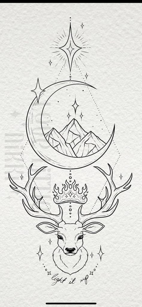 Throne Of Glass Series Tattoo, A Throne Of Glass Tattoo, Throne If Glass Tattoos, Throne Of Glass Stag Tattoo, Throne Of Glass Coloring Pages, Suriel Tea Acotar Tattoo, Hunting Adeline Tattoo, Aelin Tattoo Back, Velaris Symbol