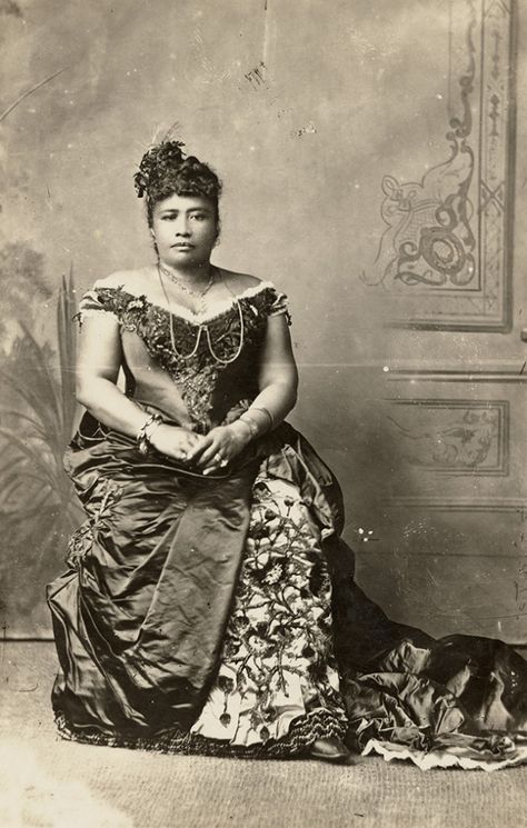 Queen Of Hawaii, King David, Her Brother, Hawaii, Queen, Black