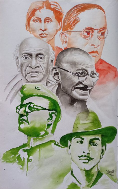 15 August Painting Ideas, National Leaders Drawing, 15 August Independence Day Drawing Pencil Sketch, Deshbhakti Drawing, Independent Day Painting, Independence Day Painting Competition, 15 August Independence Day Painting, Independent Day Drawing Ideas, Independence Day India Drawing