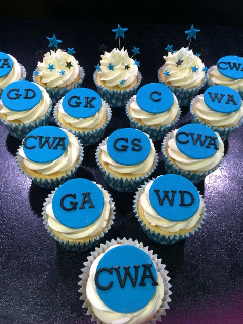 Netball themed cupcakes Netball Party Ideas, Netball Cupcakes, 13 Birthday, Cupcakes Ideas, 13th Birthday Parties, Birthday Idea, Themed Cupcakes, Netball, Food Inspo