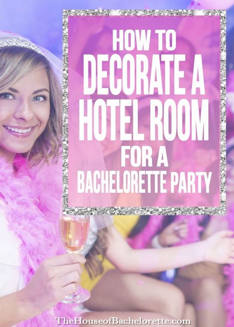 Whether you are having a destination bachelorette party, or are booking a room for a party in your own town, check out our guide to decorating a hotel room for a bachelorette party!