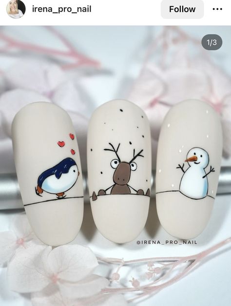 New Year Nail Design, Snowman Nail, Snowman Nail Art, New Year Nail, Nail Art Noel, Snowman Nails, New Years Nail Designs, Purple Nail Art, Finger Nail Art