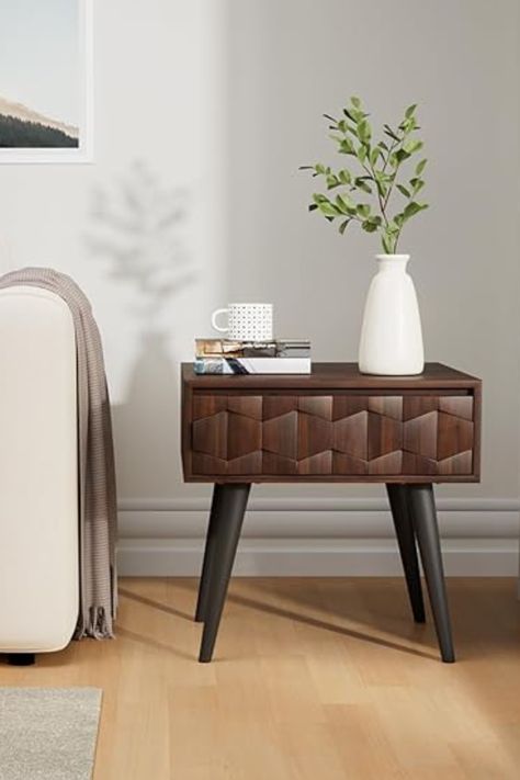 Bme Georgina Solid Wood Nightstand with Drawers, Fully Assembled Rustic Nighstand with Geometric Pattern, Mid Century Modern Side Table for Living Room, Bedroom-Teak Brown
#woodennightstand #nightstandtable #bedsidetable #rusticwoodennightstand #woodennightstandideas @2024 #promote modernbedsidetable #woodennightstandaesthetic #aestheticnightstand #homeinspiration #spacesavingwoodennightstand #floatingnightstand #openshelfnightstand #nightstanddiy #storageandorganization #bedsidetablealternative Night Stand With Drawers, Aesthetic Nightstand, Mid Century Modern Bedside Table, Nightstand With Drawers, Mid Century Modern Side Table, Nightstand Styling, Side Table For Living Room, Style Nightstand, Diy Nightstand