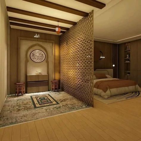 Namaz Room, Islamic Interior Design, Muslim Prayer Room Ideas, Diy Headboard Ideas, Stylish Room Decor, Elegant Room, Bedroom Redesign, Hanging Chairs, Headboard Ideas