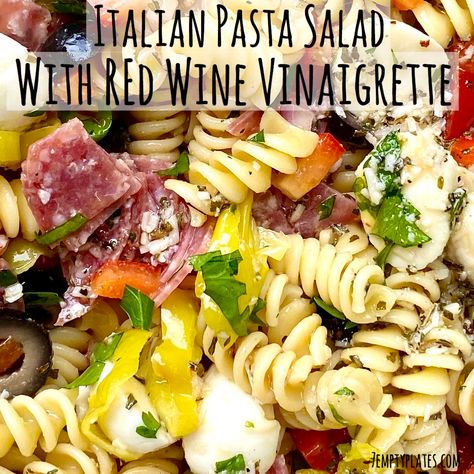 Red Wine Vinegar Salad Dressing, Red Wine Vinegar Recipes, Pasta Salad Dressing Recipe, Italian Dressing Pasta Salad, Homemade Pasta Salad, Antipasto Pasta Salads, Veggie Pasta Salad, Avocado Pasta Salad, Italian Pasta Salad