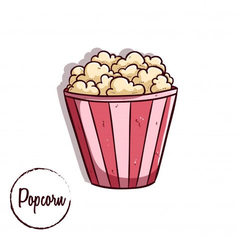 Estilo de color doodle de palomitas de m... | Premium Vector #Freepik #vector #comida #cumpleanos #diseno #papel Amazing Drawings Creativity, Popcorn Puns, Drawings Creativity, Food Doodle, Rosas Vector, Food Doodles, Doodle Frame, Doodle Frames, Fashion Drawing Sketches