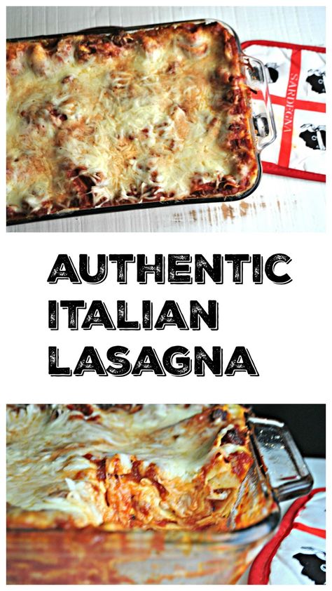 Authentic Italian Lasagna Recipe, Authentic Lasagna Recipe, Italian Lasagna Recipe, Authentic Italian Lasagna, Lasagna Recipe With Ricotta, Italian Lasagna, Oven Ready Lasagna, Lasagne Recipes, Cheese Lasagna