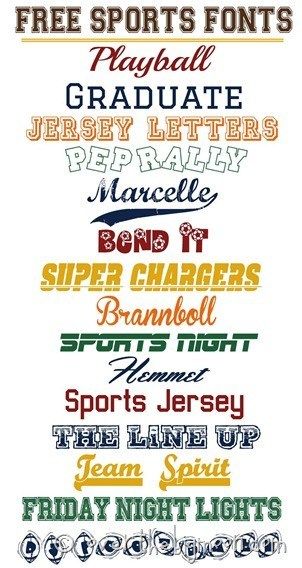 free sports fonts and how to download them. Free Sports Fonts, Police Font, Scrapbook Fonts, Computer Font, Silhouette Fonts, Sports Fonts, Big Moon, Fancy Fonts, Free Sport