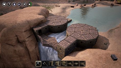 Steam Community :: Screenshot Conan Exiles Building Blueprints, Conan Exiles Base Design, Conan Exiles Building Ideas, Rust Base Design, Ark Survival Evolved Tips, Ark Builds, Ark Survival Evolved Bases, Base Ideas, Conan Exiles