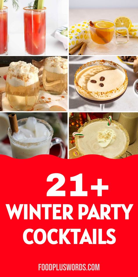 Winter time calls for cozy gatherings and festive celebrations! Get creative with your cocktail game this season by trying out these delicious winter-themed drinks. Whether you're hosting a party or simply snuggling up by the fire, these easy-to-make winter cocktails will surely impress your friends and family. 
| winter cocktails ideas | Winter Cocktails Recipes Easy | Winter Alcoholic Drinks | Winter Alcoholic Drinks, Cocktails Recipes Easy, Winter Drinks Alcoholic, Easy Winter Cocktails, Apple Cider Moscow Mule, Cocktails Ideas, Apple Pie Cocktail, Cocktail Recipes For A Crowd, Eggnog Cocktail