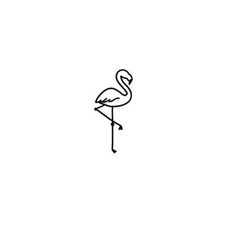 Flamingo Flash Tattoo, Lawn Flamingo Tattoo, Flamingo Tattoo Small Simple, Flamingo Minimalist Tattoo, Cute Holiday Tattoos, Flamingo Tiny Tattoo, Geometric Flamingo Tattoo, Flamingo Tattoo Outline, Mini Flamingo Tattoo