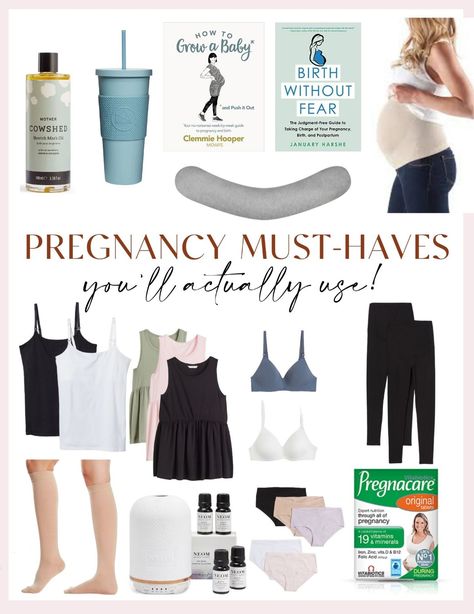 These pregnancy essentials are must-haves for your pregnancy journey! Second Trimester Essentials, Third Trimester Fashion, Maternity Must Haves, Angelina Jolie 90s, Maternity Essentials, Fairytale Life, First Trimester Pregnancy, Planning Pregnancy, Pregnancy Must Haves