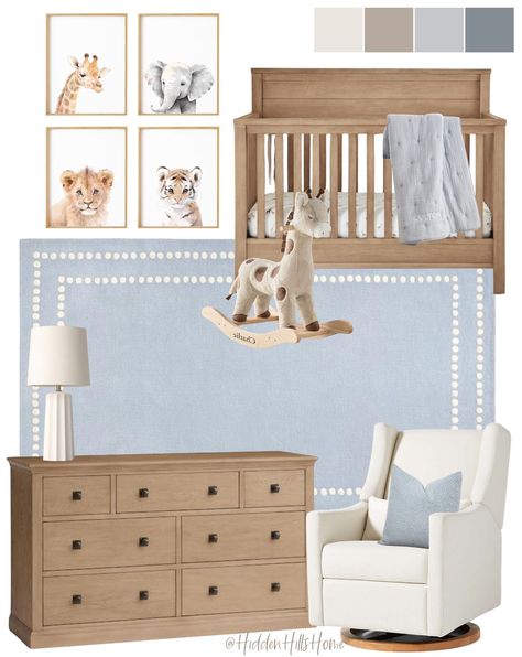 Charlie 4-in-1 Convertible Crib curated on LTK Blue Accent Nursery, Baby Boy Animal-themed Nursery Ideas, Baby Blue Boy Nursery, Light Blue Boy Nursery, Light Blue Nursery Boy, Blue Crib Nursery, Blue Neutral Nursery, Blue Safari Nursery, Blue Animal Nursery