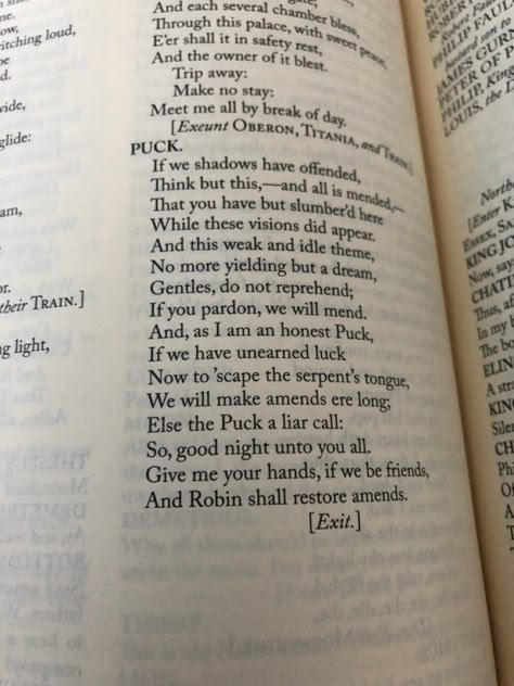 Puck’s ending lines in A Midsummer Night’s Dream - The Dead Poets Society Aesthetic - William Shakespeare Shakespeare Midsummer Night's Dream Aesthetic, Puck Midsummer Night's Dream, Midsummer Nights Dream Puck, Puck Shakespeare, A Midsummer Night's Dream Aesthetic, Puck Midsummer, Midsummer Nights Dream Aesthetic, Coquette Boy, Shakespeare Midsummer Night's Dream