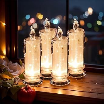 Flameless Taper Candles, Candle Table Centerpieces, Led Tea Light Candles, Glow Party Supplies, Fake Candles, Led Pillar Candle, Led Tea Lights, Candle Table, Battery Operated Candles