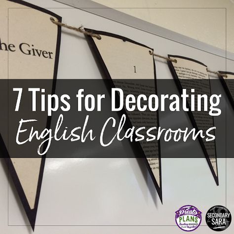 7 Tips for Decorating English Classrooms for Teens- love the ones about the hastags and allusions around the classroom English Displays Secondary, English Classroom Displays, Ela Classroom Decor, English Teacher Classroom, Secondary English Classroom, Grammar Quotes, Middle School English Classroom, English Classroom Decor, High School English Classroom