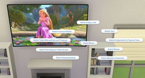 Disney Movie Override Mod For The Sims 4 Here are some more Disney movies! As you know, I just love Disney and wanted to do more. This makes 30 Disney movies I’ve done total! Enjoy! • Requires Movie... Sims Tv Mod, Sims 4 Netflix Mod, Sims 4 Movies Mod, Sims 4 Cc Drama Mod, Sims 4 Tv Channels, Sims 4 Mods Disney, Sims 4 Uber Mod, Daycare Mod Sims 4, Sims 4 Tv Override Mod