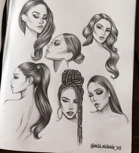 Front Hair Ideas, Drawing Hair Tutorial, Fashion Illustration Collage, Pencil Sketch Images, Front Hair, Fashion Drawing Tutorial, Hair Sketch, Stay Consistent, Fashion Illustration Sketches