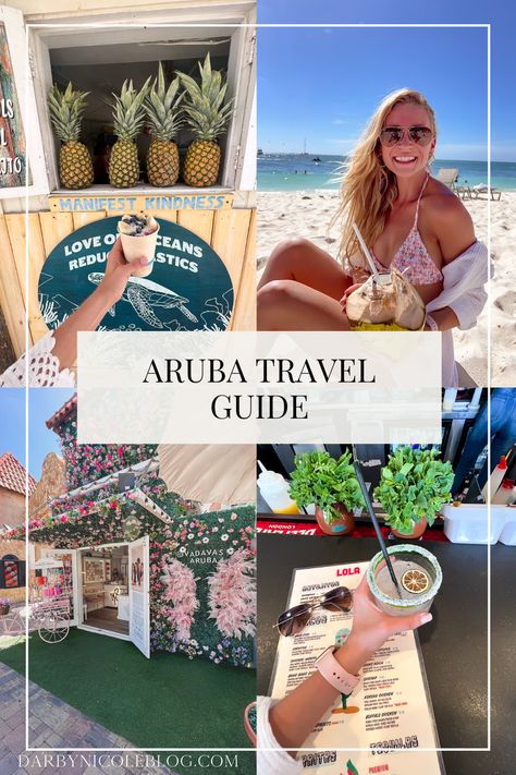 An all inclusive travel guide to Aruba! best places to visit in Aruba | aruba guide | travel to aruba Aruba Travel Guide, Aruba Honeymoon All Inclusive, Best Things To Do In Aruba, Divi Aruba All Inclusive, Aruba All Inclusive Resorts, Aruba Things To Do, What To Do In Aruba, Outfits For Aruba Vacation, Aruba Instagram Pictures