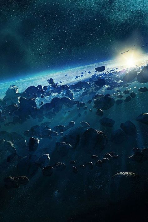 Asteroid Field, Asteroid Mining, Asteroid Belt, Halo Reach, Planets Wallpaper, Space Artwork, Space Backgrounds, Space And Astronomy, Environment Concept Art