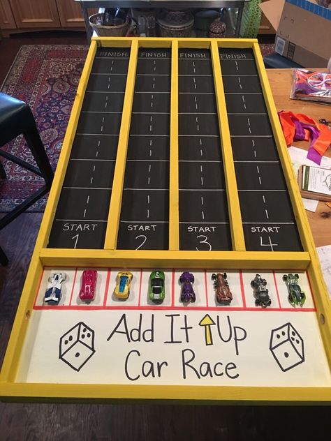 Boo Fest- Car Race F1 Party Games, Race Car Activities, Race Car Party Games, Race Car Classroom Theme, Car Games For Kids, Family Literacy Night, Car Activities, Race Car Themes, School Carnival