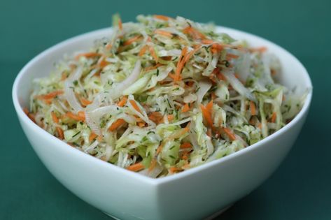 Whole 30 Cabbage, Lithuanian Recipes, White Cabbage, Cabbage Salad Recipes, Cabbage Salad, Cabbage Recipes, Veggie Sides, Whole 30, Greek Recipes