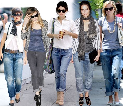 celebs wearing boyfriend jeans ~ Pegged Jeans, Rolled Jeans, Jeans Trend, Rolled Up Jeans, Types Of Jeans, Travel Outfits, Boyfriend Jean, Love Jeans, Jean Trends