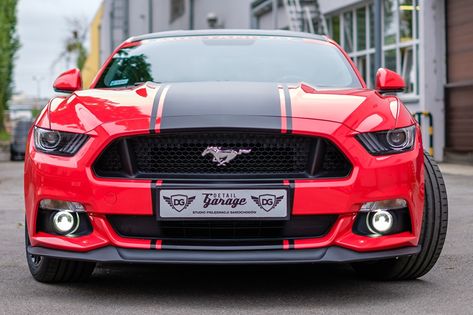 Fondos de Pantalla Ford Mustang GTR Frente Tiras Rojo Coches descargar imagenes Red Ford Mustang, Black Mercedes Benz, Ford Mustang Coupe, Ford Mustang Car, Auto Body Repair, Car Mods, Mustang Cars, Car Images, Top Cars