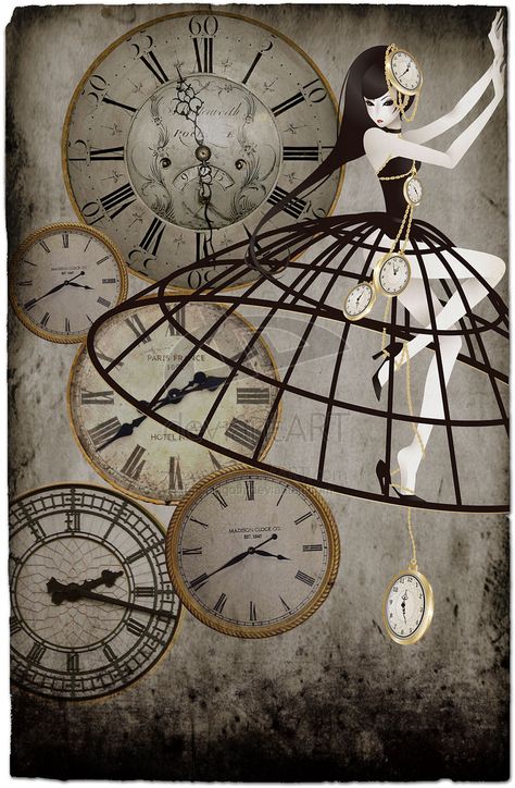 Old Clock, Time Keeper, Clock, Deviantart, Tumblr, Art