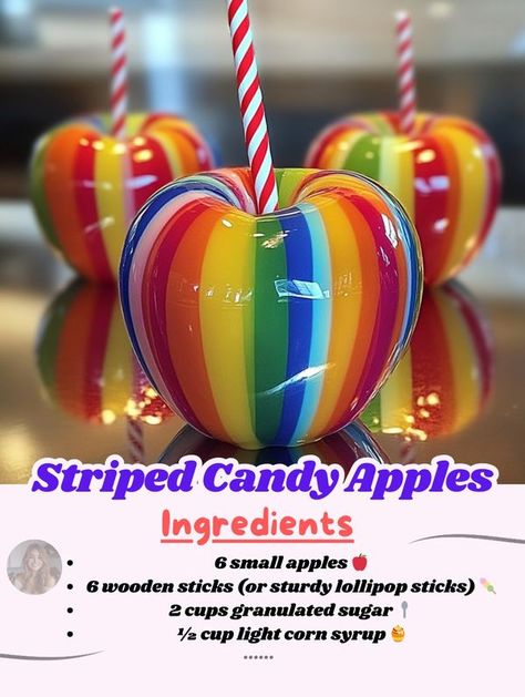 Candy Apples Diy, Candied Fruit Recipes, Halloween Candy Apples, Gourmet Candy Apples, Lollipop Recipe, Candy Apple Recipe, Caramel Apples Homemade, Candied Apples, Dessert Pie Recipes