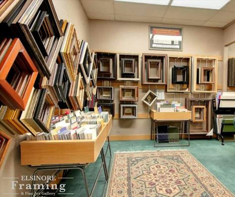 Way to stock , Elsinor framing Frame Shop Interior, Picture Frame Store, Resin Pro, Picture Storage, Art Studio Room, Store Window Displays, Frame Store, Art Centre, Picture Framing