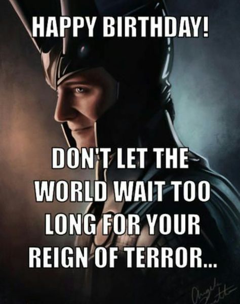 Loki birthday Loki Birthday, Loki Meme, Guest Posting Sites, Loki Quotes, Hulk Birthday, Happy Birthday Mother, Loki Avengers, Loki Fanart, Happy Birthday Meme