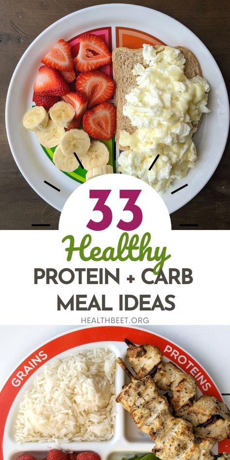 Balanced healthy meals can be the best way to get healthier. Get this list of 33 protein and carb balanced meal ideas that the whole family will love. Healthy Macros Meals, Best Way To Get Protein, Balanced Macro Meals, Healthy Balanced Dinner, Macros Meals, Macro Eating, Nutritional Foods, Health Beet, 1200 Calorie Diet Meal Plans