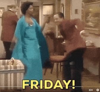 Happy Friday Gif, Friday Gif, Animated Cute, Friday Dance, Cute Dance, Its Friday, Weekend Quotes, Dancing Gif, Good Morning Funny