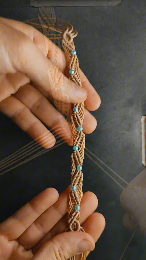 Click the "Access" button and watch the full tutorial☝️☺️  # macrame# Bracelet #craft Macrame Jewelry Tutorial, Diy Bracelets With String, Macrame Bracelet Tutorial, Macrame Bracelet Diy, Braided Bracelet Diy, Macrame Bracelet Patterns, Makramee Diy, Macrame Knots Pattern, Diy Bracelets Tutorials