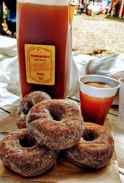 Cider Mill Aesthetic, Apple Cider Aesthetic, Northville Michigan, Cider Mill, Fall Dates, Fall Mood Board, Apple Cider Donuts, Hot Apple Cider, Fall Bucket List