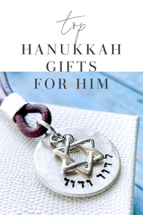 Everything Beautiful specialized in men's Jewish and Hebrew jewelry - TOP Hanukkah gifts for him 
#hanukkah #jewish #mensjewelry #giftforman Holiday Diy Gift Ideas, Hebrew Jewelry, Crown Point Indiana, Jewish Wedding Reception, Personalized Engraved Jewelry, Halloween Express, Diy Holiday Gifts, Jewish Gifts, Hanukkah Gifts